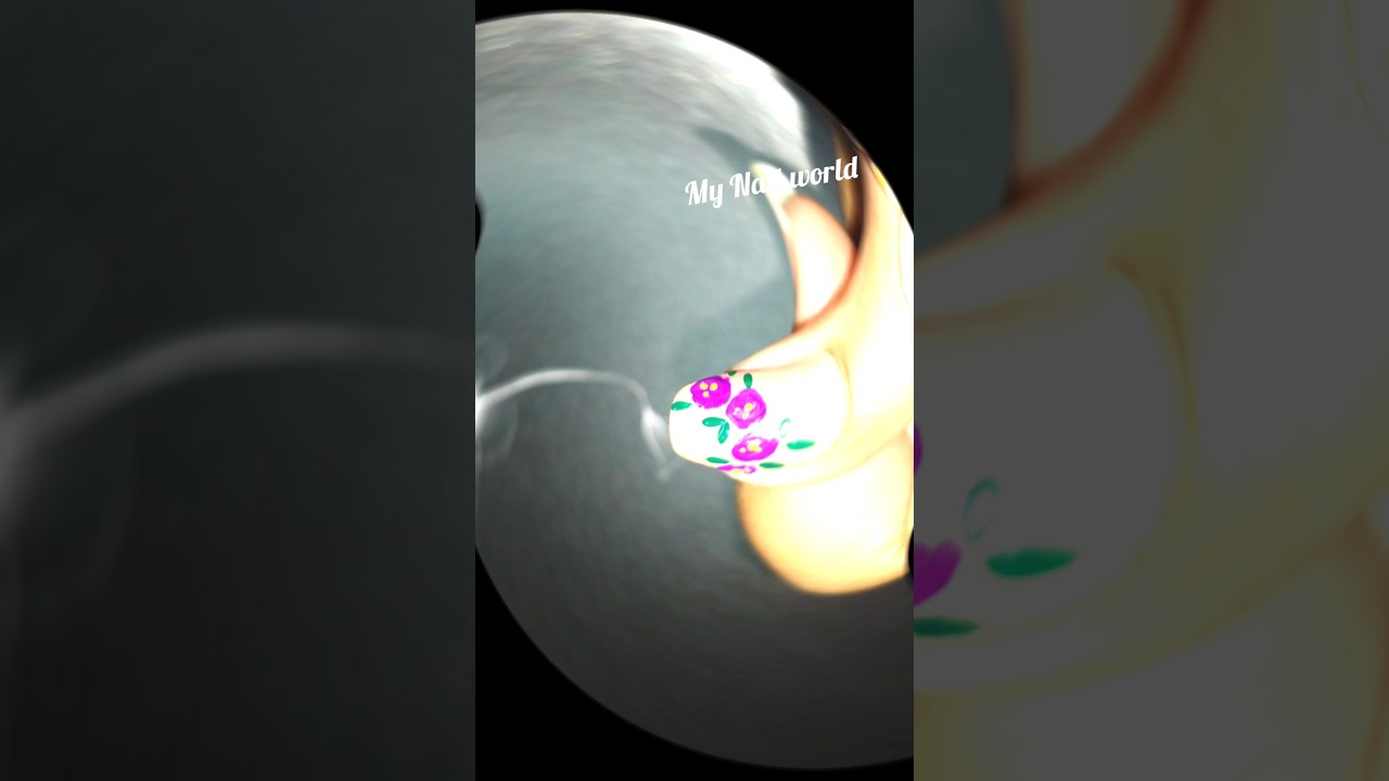 New 💜 Purple Nailart Design 