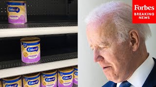 'Another Self Inflicted Wound': GOP Lawmaker Slams Biden Admin Over Baby Formula Shortage