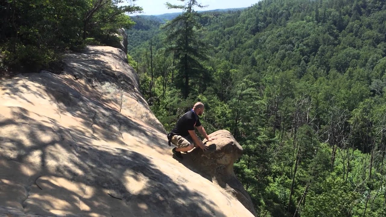Frogs head at red river gorge - YouTube