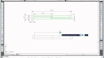 AutoCAD Exercise - Draw a sliding window Tutorial