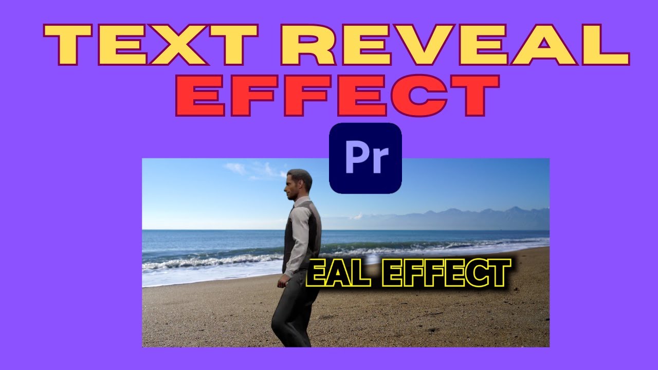TEXT REVEAL EFFECT || In Premiere Pro | #videoediting #videoeditor