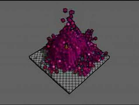 Falling cubes