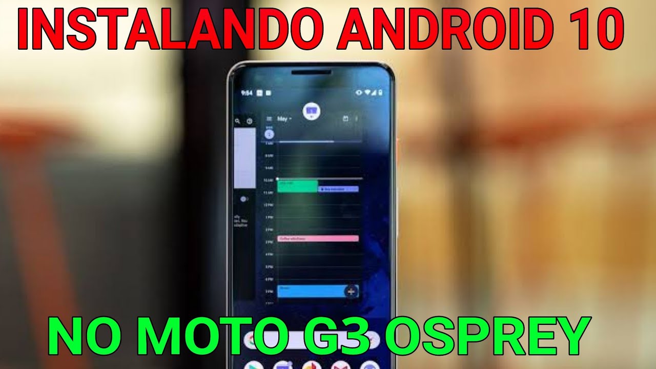 Instalando ANDROID 10 Q No Moto G3| BETA 1