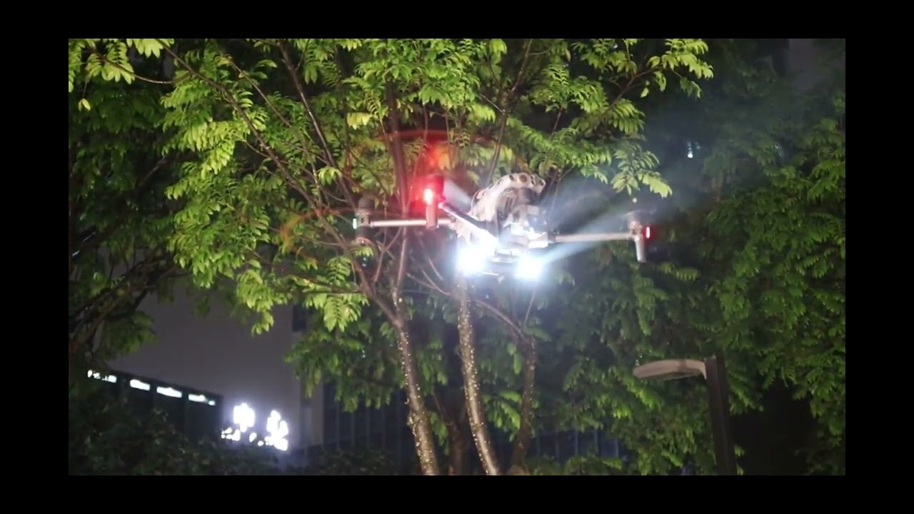 Spotlights searchlights and strobe warning lights 2 in 1 payload for DJI Matrice 30 M30.