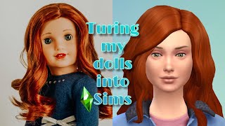 Turing my dolls into Sims + Contest announcement!!!