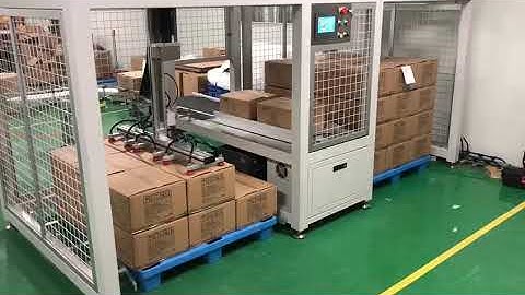 automatic Simple palletizing machine for corrugated paper case palletizing