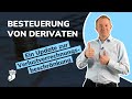 Update zur Verlustverrechnungsbeschränkung bei mit Derivaten erzielten Kapitalerträgen