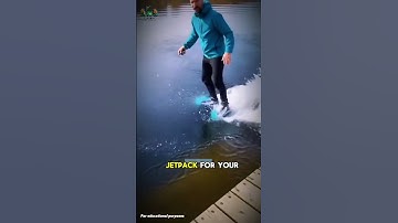 💦 Walk on Water with Jet Shoes! 🚀.                                        #documentary#usashorts#fyp