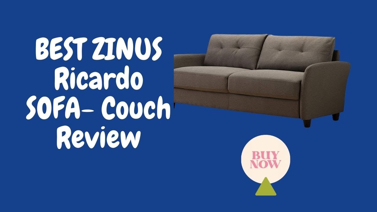 best ZINUS Ricardo Sofa Couch review Top 5 sofacouch on amazon YouTube