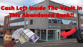 Exploring An Abandoned Bank \& Found Money Locked Inside The Vault!!