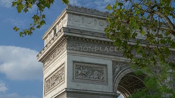 Arc de Triomphe Timelapse Free Stock Footage