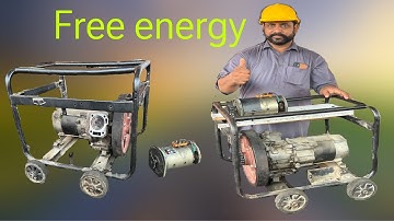 Make a free energy 220v | gasoline generator converting to free energy generator