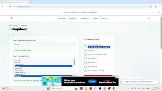 DEMO: dropdown test