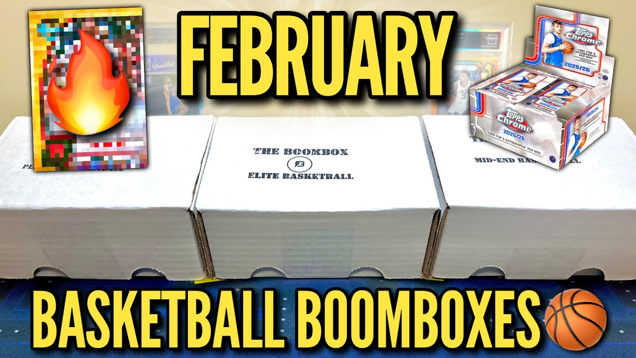 BIG GOLD AUTOGRAPH! 😳🔥 February's Elite, Platinum, & Mid-End Basketball Boomboxes