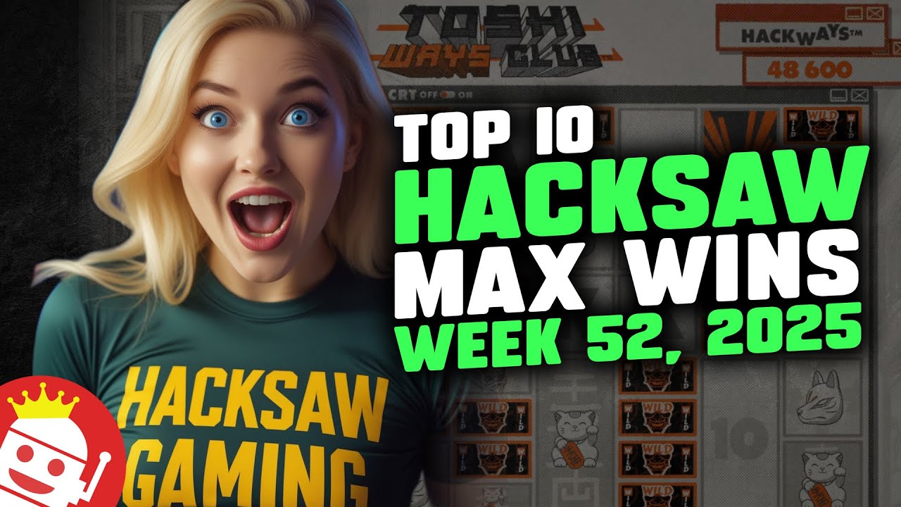 🔥 TOP 10 HACKSAW GAMING MAX WINS OF WEEK 52 / 2025 | REAL PLAYER WINS