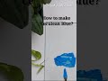 How to make Cerulean Blue/ Color Mixing for Beginners