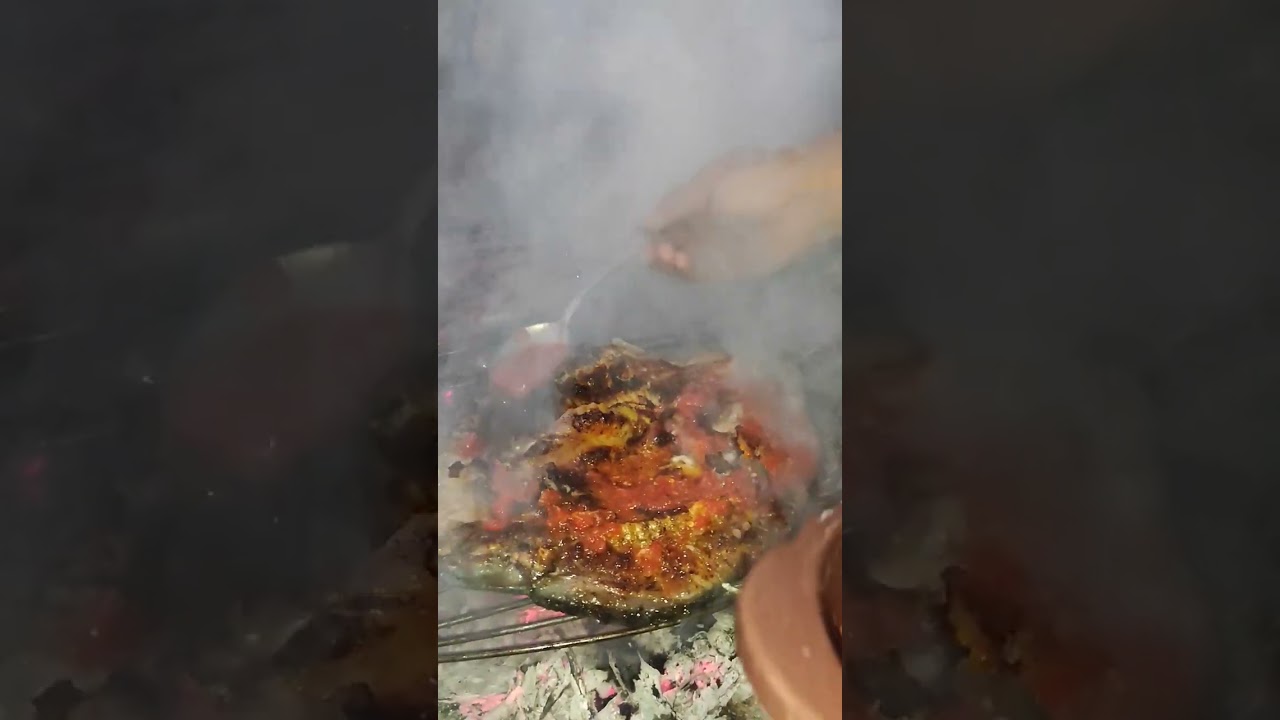 cooking fish on the stove 