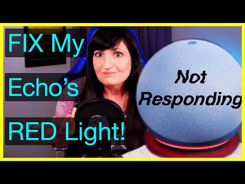 Why does Alexa show red light?