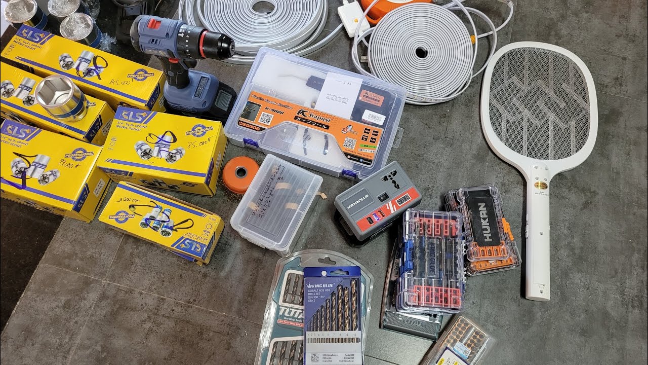 0903840137💥18-1SALE💥BỘ MŨI KHOAN INOX,KHOAN SẮT,VỢT MUỖI SIÊU BỀN,BỘ KHẨU 1/2 LS GIÁ RẺ,DÂY ĐÈN LED