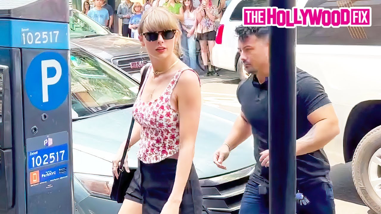 Taylor Swift Draws Larger Crowds Each Day While Arriving At The Studio To Work On Her New Album