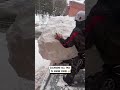 How did that giant snowball get all the way up there?!🤔⁠⁠ @mikhaylov.7