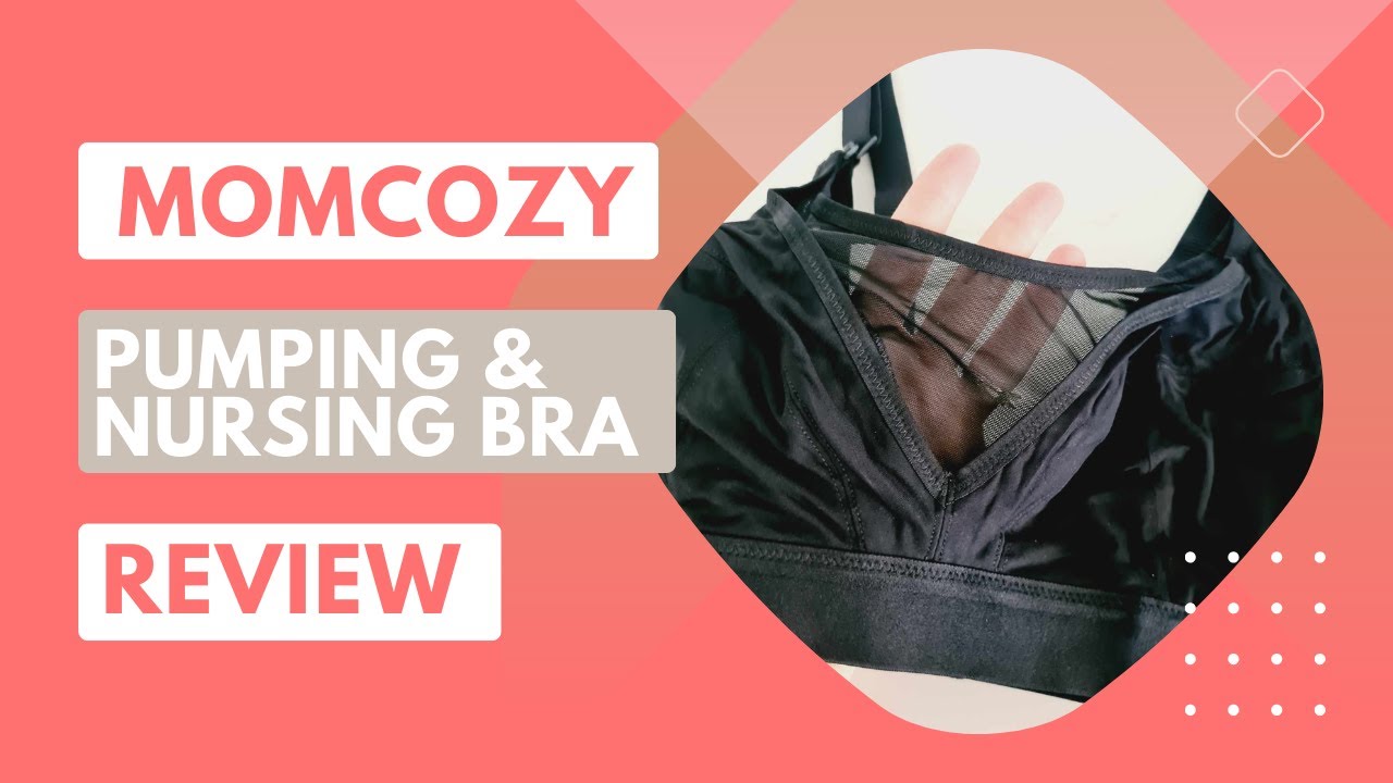 Momcozy Mesh Pumping Bra Review: What I Really Think About The Momcozy  Pumping and Nursing Bra 