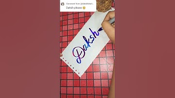 Daksh😍#shorts #trending #viral #youtubeshorts #calligraphy #video #foryou #love #shortsfeed #live