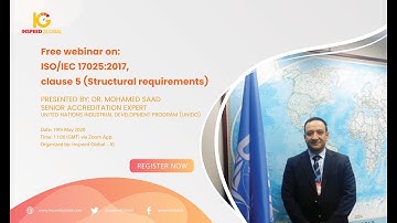 Webinar on ISO 17025 Clause 5 Structural