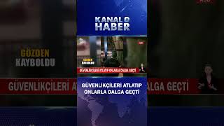Genç Bir Anda Gözden Kayboldu Güvenlikçileri Atlatıp Böyle Dalga Geçti