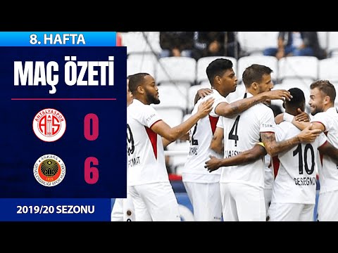 ÖZET: Antalyaspor 0-6 Gençlerbirliği | 8. Hafta - 2019/20