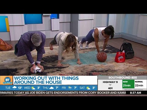 How to Work Out with Household Items!