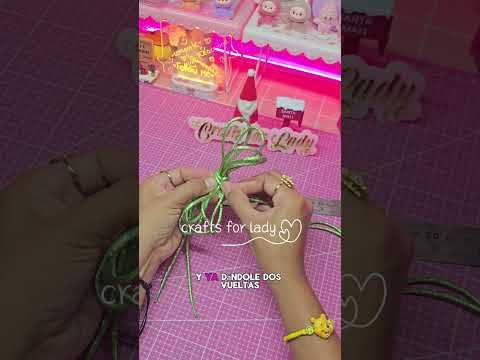 los moños con agujetas que te encantará #hechoamano #craftsforlady #manualidades