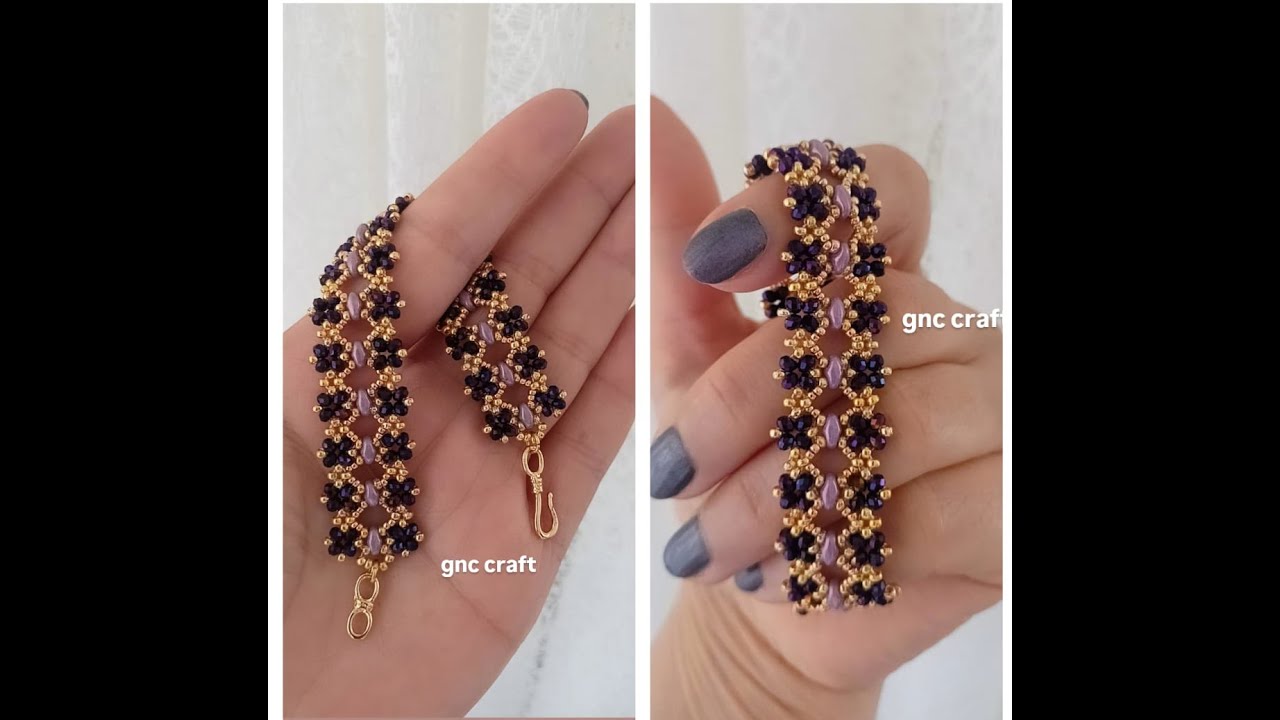 SUPERDUO İLE BİLEKLİK NASIL YAPILIR  HOW TO MAKE A BRACELET WITH SUPERDUO