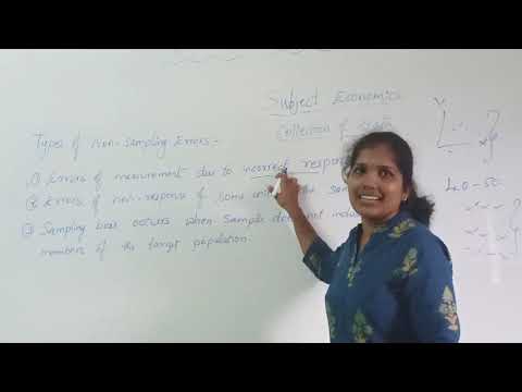 sampling errors and non sampling errors