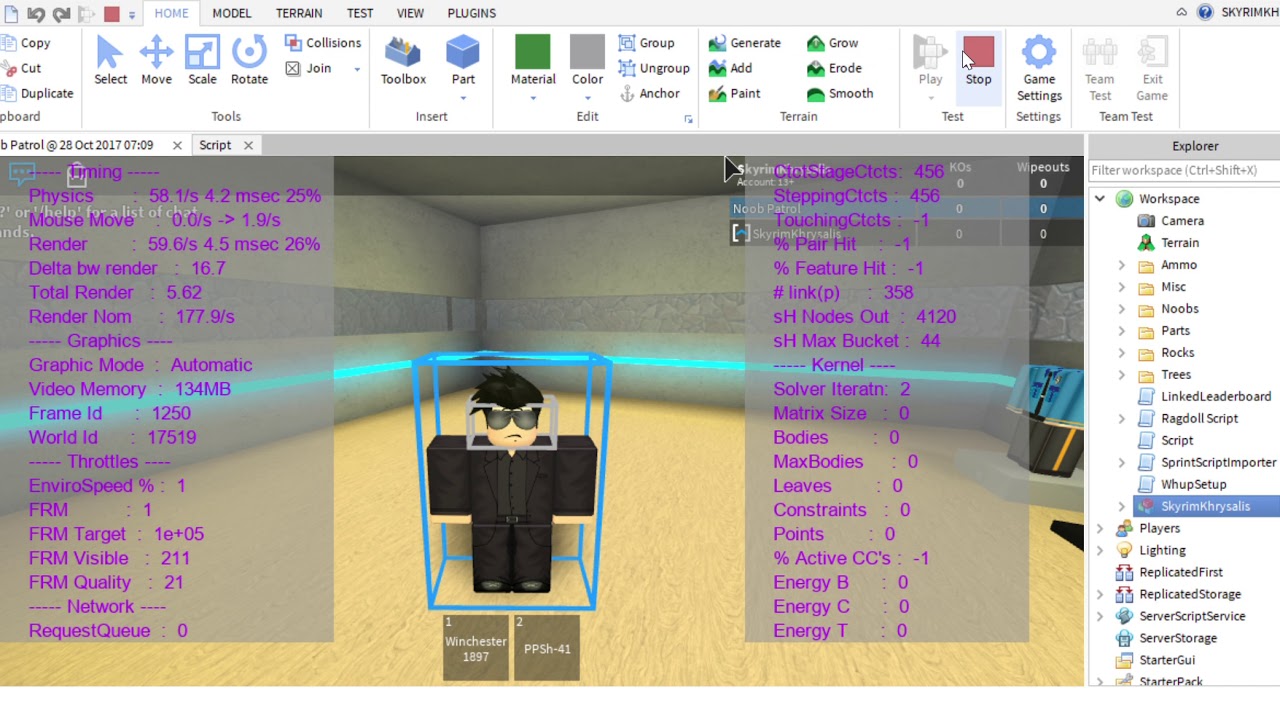 How To Get F3x Into Roblox Studio Youtube Csom Roblox Hair - how to make a model of yourself in roblox studio