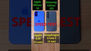 Apple iPhone 16 vs Samsung Galaxy S23 Speed Test Comparison 🤫 |