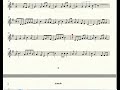 slamdunk opening theme for tenor and soprano sax Bb instrument play along sheet music