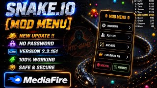 [UPDATE] Snake.io MOD MENU v2.2.151 | Unlimited Everything & Unlocked All || NTC-GAME