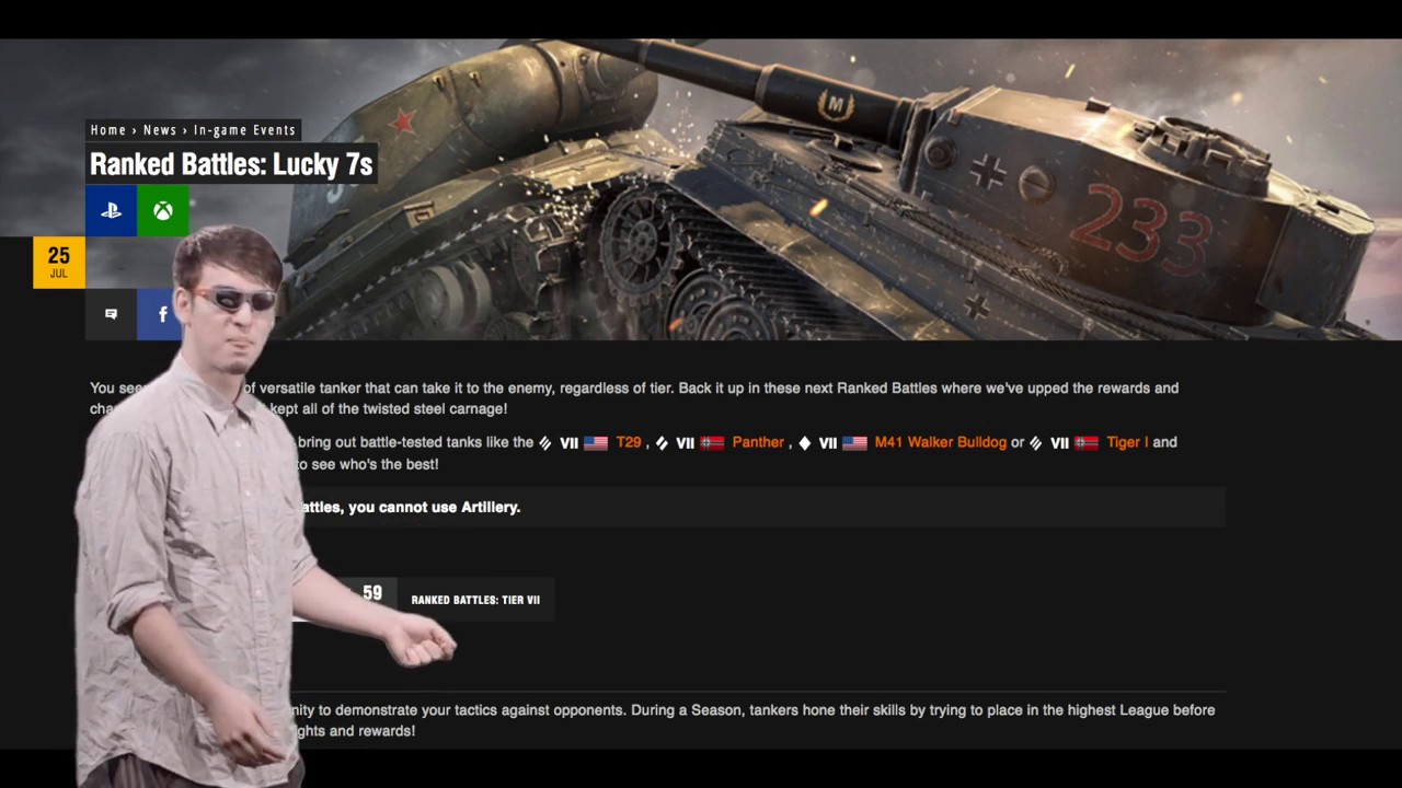 WoT RANKED BATTLES (SENIOR MASTER FRANK EDITION)