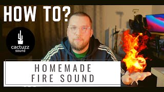 Make FIRE SOUND EFFECT but WITHOUT FIRE