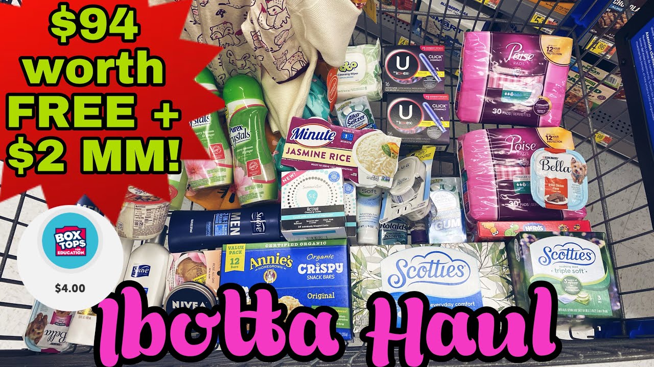 Walmart Ibotta Haul - $94 of Products FREE!