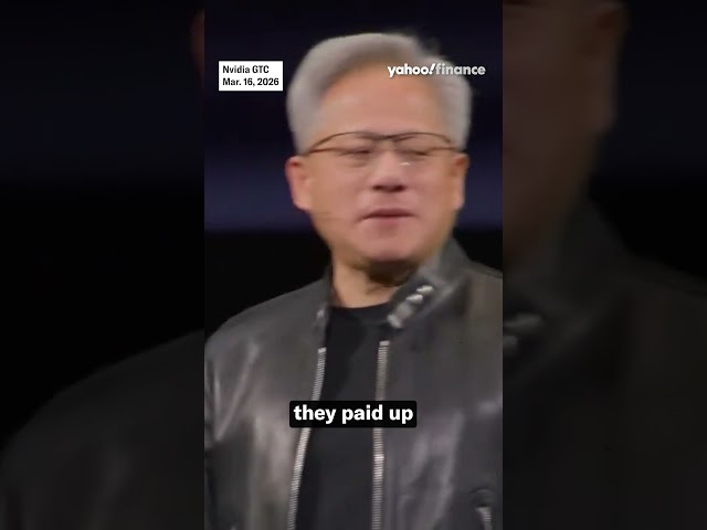 Jensen Huang says "your parents paid for you to be Nvidia customers."