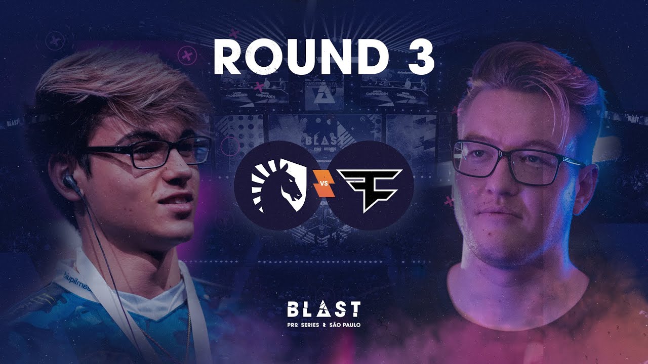 BLAST Pro Series São Paulo 2019 Round 3 - Liquid vs. FaZe Clan