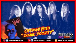 WRATH - "Insane Society" OFFICIAL VIDEO from album "Insane Society" (1990)