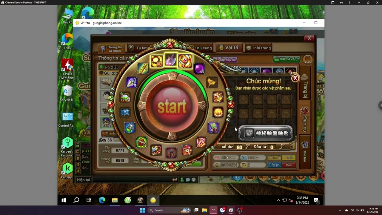 Nạp tích lũy 9tr xu để được 10 dương thần tài siêu vip mà quay toàn rác chán đời