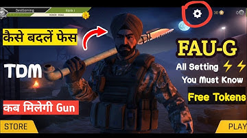 FAU-G GAME CONTROL SETTINGS||CONTROL BUTTON SETTINGS FAUG|| FAU-G GAME ALL SETTING⚡⚡ You Must Know