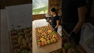 Fruit Filled Dining Table 🍎🍌✨  Crazy Epoxy Resin DIY #epoxyart #diy #tablemesa #resindiy #satisfying