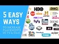 5 Easy Ways To Increase Placements in TV & Film