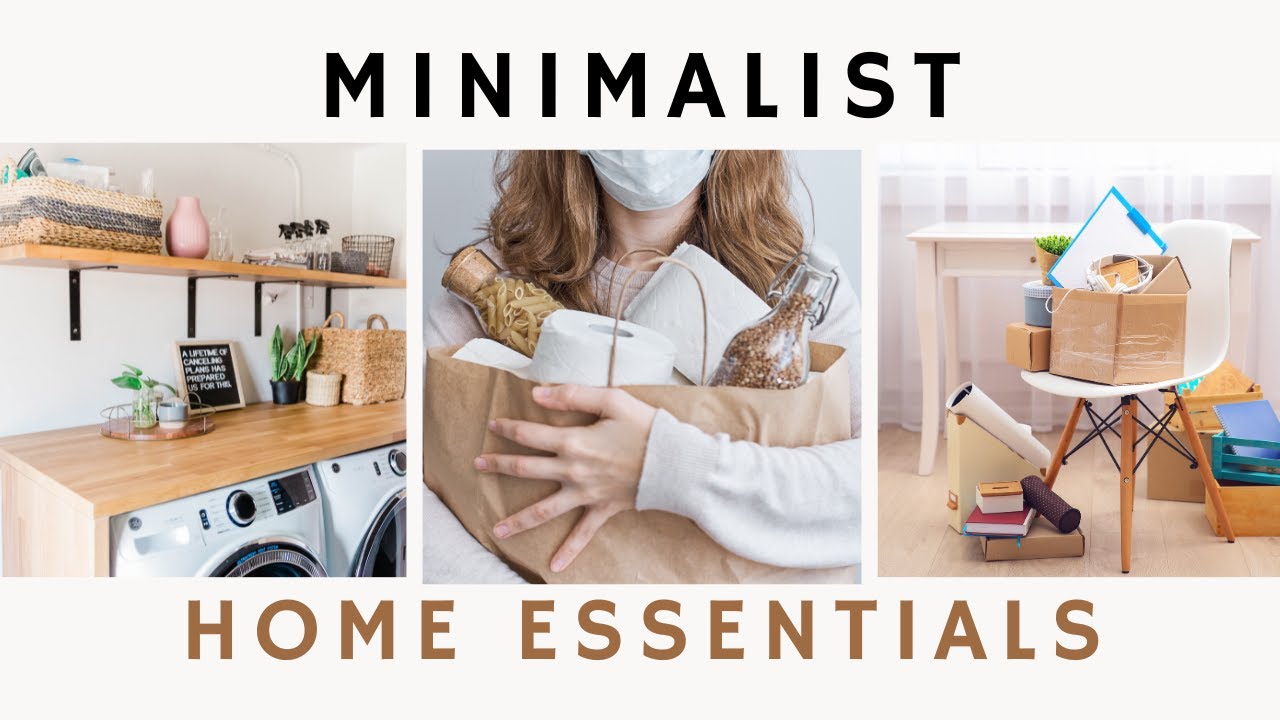 View of Must-Have Items for a Minimalist Home: Essentials for Simple Living