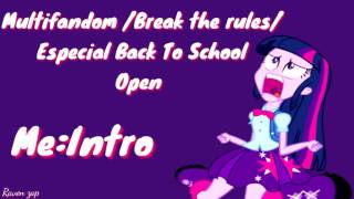 Mini MEP Multifandom - Break the rules [Read description] OPEN 3/6